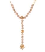 kundan and Pearl Adjustable Chain Ring Bracelet/ Hath phool for Women