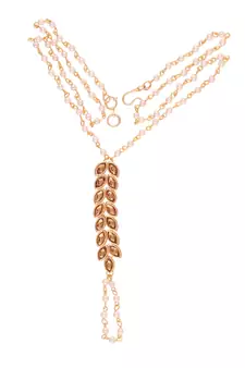 Traditional Gold Plated Kundan and Pearl Adjustable Hath Phool/Bracelet with Ring for Women