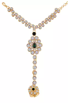 Traditional Haath Phool/Panja/Adjustable Bracelet with Ring for Women