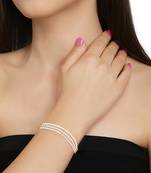Intricately Designed Handcrafted Bracelets Embellished with Pearl For Women/Girls