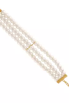 Intricately Designed Handcrafted Bracelets Embellished with Pearl For Women/Girls