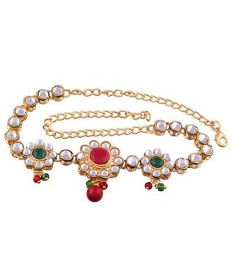 Gold Plated Kundan Designer Bajubandh Jewellery Set for Women 2