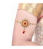 Gold Plated Kundan Bajubandh Jewellery Set for Women