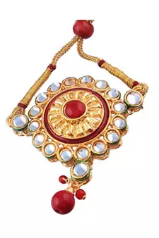 Gold Plated Kundan Bajubandh Jewellery Set for Women