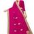 Wine Embroidery Georgette Saree With Blouse