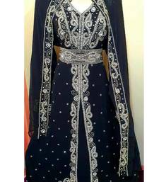 Moroccan Kaftan Islamic Full Sleeve Wedding Gown Dress Takshita Var Very Fancy Gown