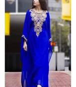 Moroccan Kaftan Islamic Full Sleeve Wedding Gown Dress Takshita Var Very Fancy Gown