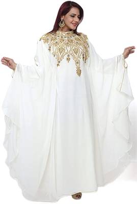 Moroccan Kaftan Islamic Full Sleeve Wedding Gown Dress Takshita Var Very Fancy Gown 3