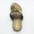 gold synthetic sandals flats women footwear