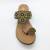 beige synthetic sandals flats women footwear