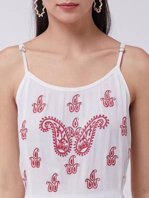 Pink printed rayon kurtas-and-kurtis 4