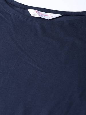 Blue printed cotton kurtis 4