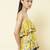 Round Neck Printed Strappy Short Top