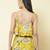 Round Neck Printed Strappy Short Top