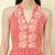 Halter Neck Printed Long Dress