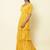 V Neck  Half Sleeves Solid Long Dress
