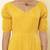 V Neck  Half Sleeves Solid Long Dress