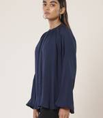 Collar Neck Full Sleeves Solid Shirt
