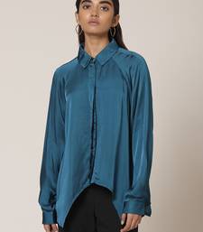 Collar Neck Full Sleeves Solid Shirt