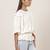 Round Neck Half Sleeves Solid Short Top