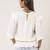 Round Neck Half Sleeves Solid Short Top
