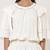 Round Neck Half Sleeves Solid Short Top