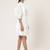 Round Neck Half Sleeves Solid Short Dress