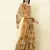 Gold & Brown Printed Maxi Dress