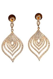 White earrings