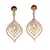 White earrings
