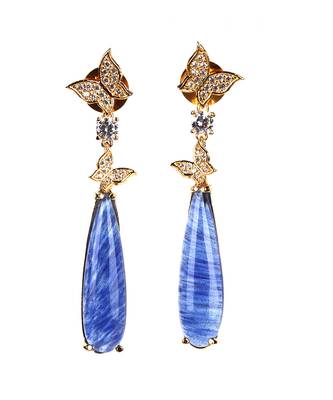 Blue earrings 2