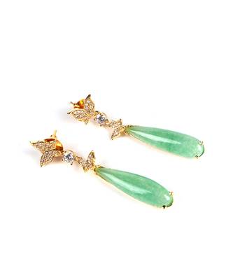 Green earrings 3