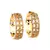White earrings