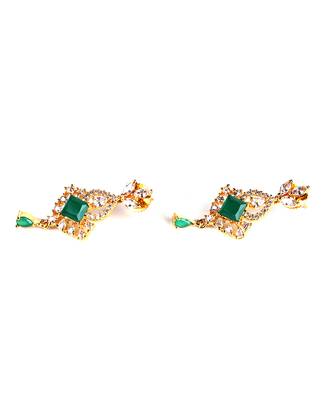 Green earrings 3