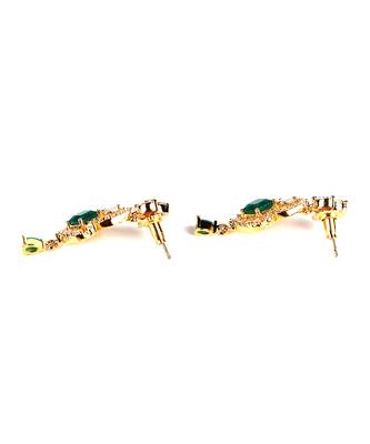 Green earrings 4