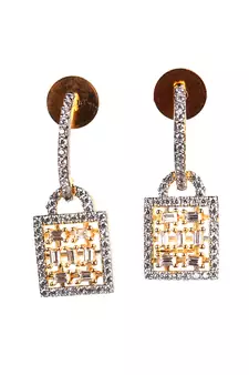 Silver earrings