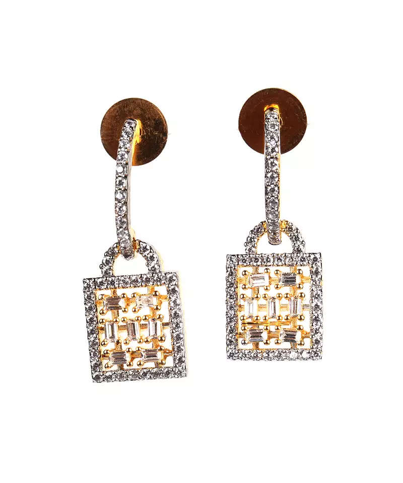 Silver earrings