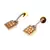 Silver earrings