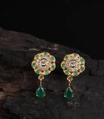 Green earrings