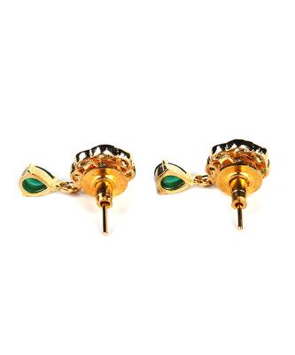 Green earrings 3