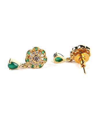Green earrings 4