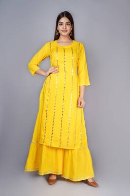 PeerShah Women Kurta and Sharara 1