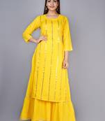 PeerShah Women Kurta and Sharara