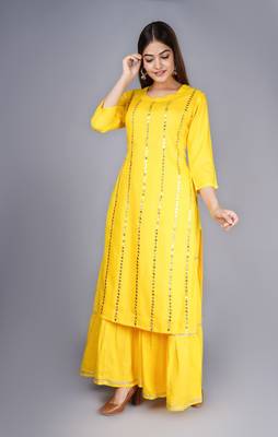 PeerShah Women Kurta and Sharara 4