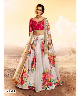 White Pure BT Lehenga 1