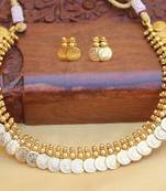 Gold agate necklaces