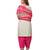 Women's Off White & Pink Cotton Printed Readymade Patiyala Suit Set with Mask