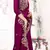 Purple Embroidered Bollywood Designer Silk Saree With Blouse