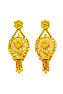 One Gram Gold Plated Floral design Necklace Set for Women & Girls 3