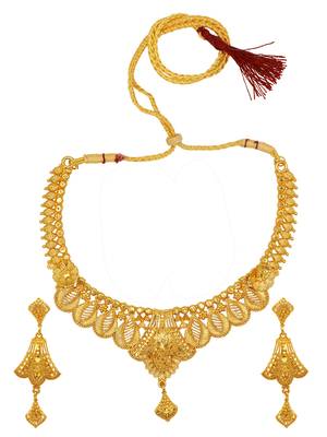One Gram Gold Plated Necklace Set for Women & Girls 1
